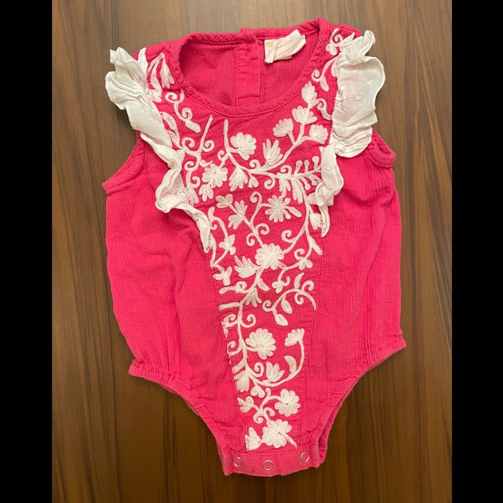 Masala Baby pink gauzy romper